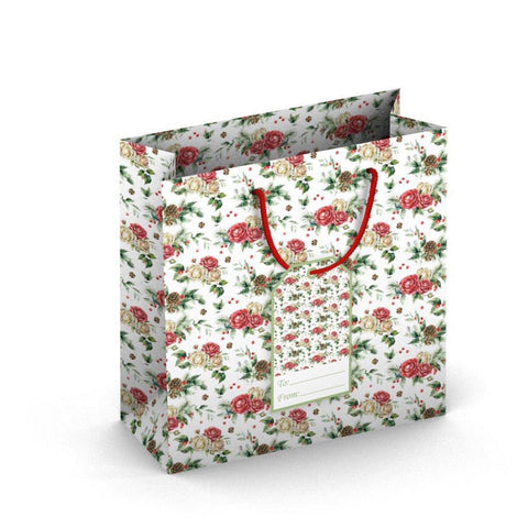 Dárková taška čtvercová (TQ) Quad  - RŮŽE - 15x6x14,5cm 224502 TQ.jpg