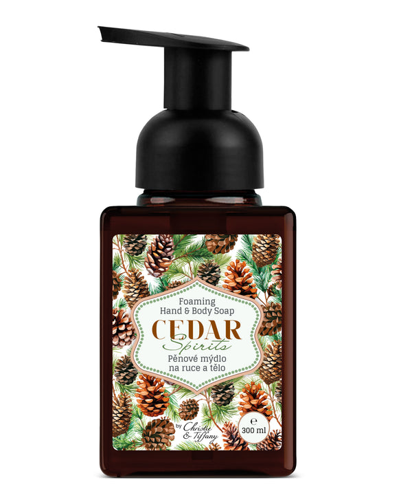 PENA-13 | Cedrová esence – pěnové mýdlo na ruce a tělo 300 ml