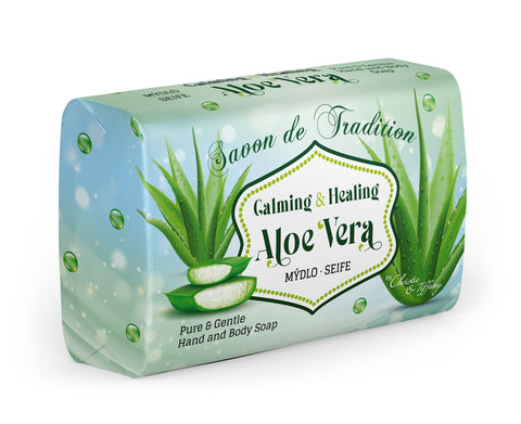 Přírodní mýdlo Aloe Vera - zklidňující a pečující 250 g SAVON-12_2.jpg