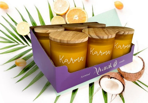 Přírodní sójová svíčka s dřevěným knotem - vůně kokosu a citrusů CNDL-103_3.jpg