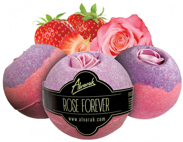 Splish 51 | Splish Splash Strawberry Rose – šumivá bomba do koupele – jahoda a růže